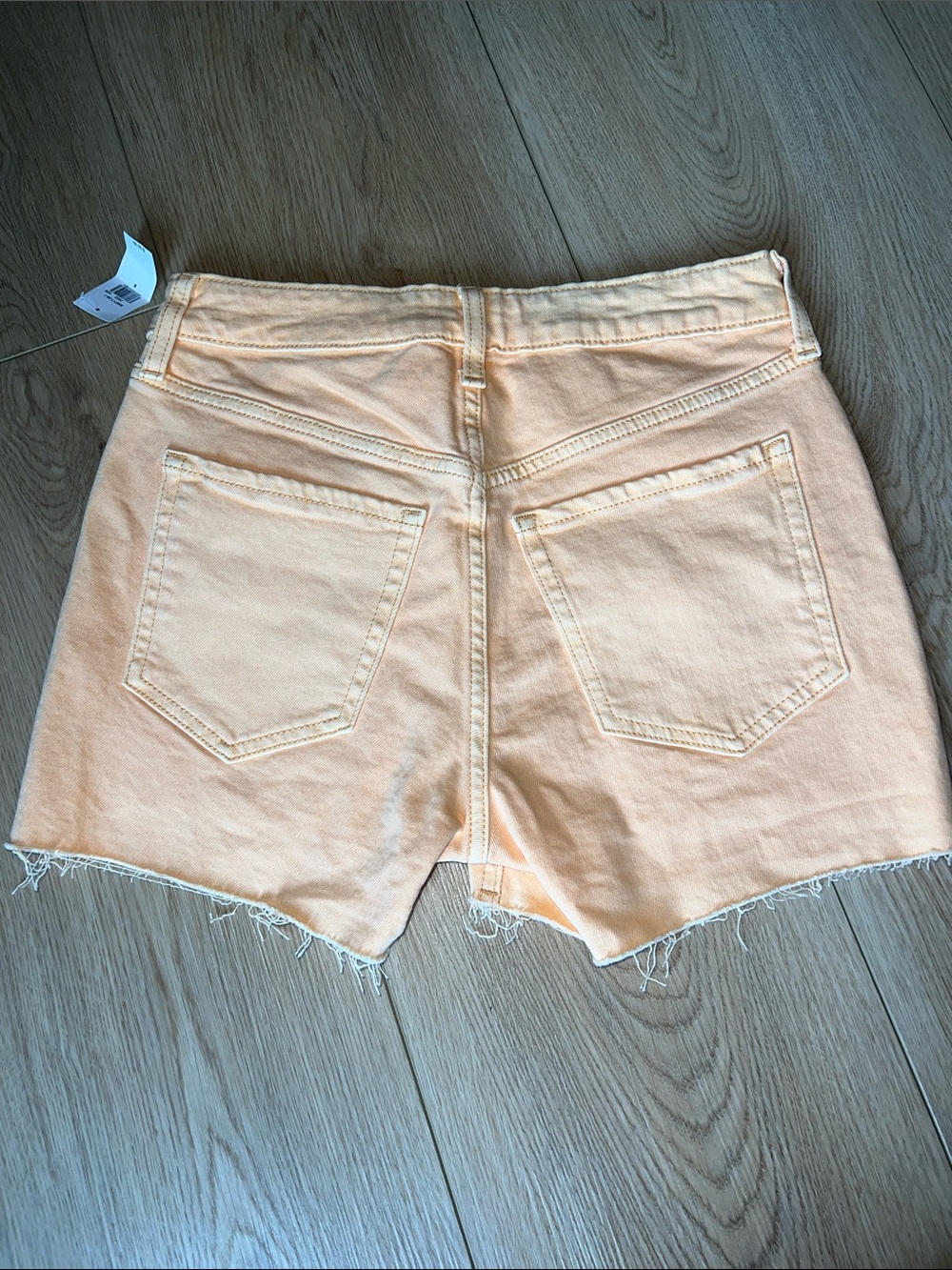 Old Navy Light Peach OG Straight Denim Skirt - Picture 3 of 4